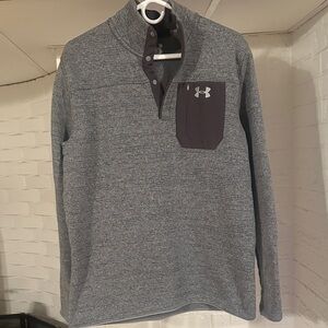 Under Armour specialist  Heather Gray Quarter-Zip Pullover